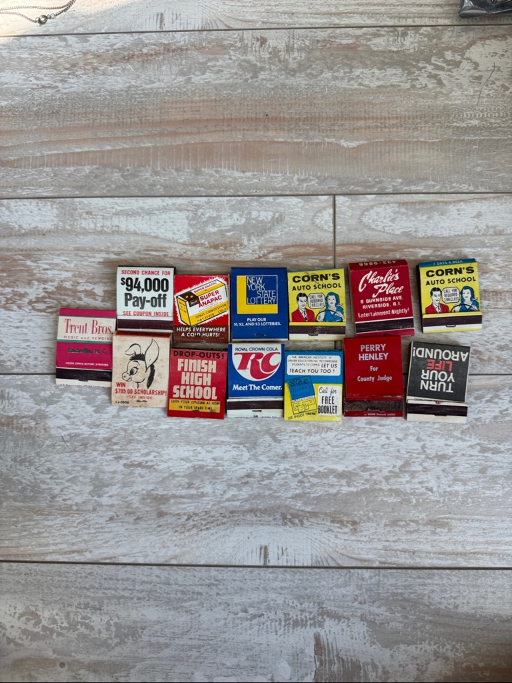 Vintage Matchbooks Collection 13 total
